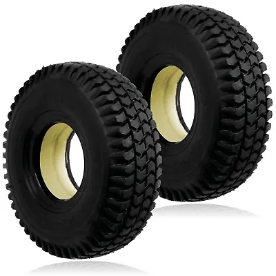 Mobility Scooter Tyre 3.00 X 4 Solid Block Tread 300-4 300x4 260x85 PU Fill X 2 • £58.99