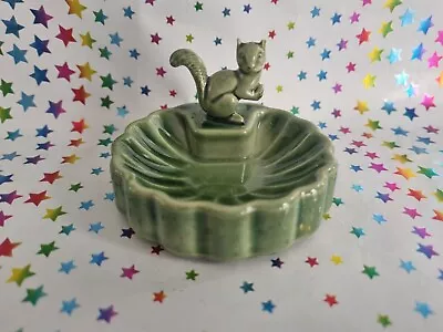 Wade Whimsies Squirrel Trinket Dish - Green • £9.99