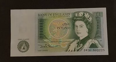 Bank Of England One Pound Note Newton/somerset Unc  • £5.25