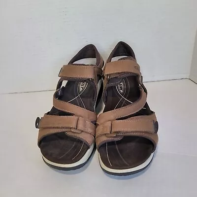 MBT Swiss EngineeredWomen's SandalsSize 8-8.5BrownWhiteOpen Toe40067-22 • $66