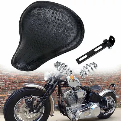 Alligator Motorcycle Solo Seat Spring Mounting Bracket For Harley Chopper Bobber • $86.27