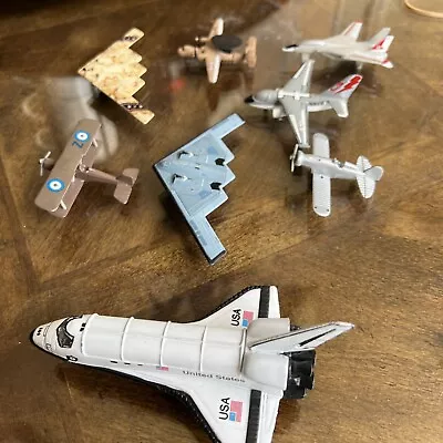 Toy Military Airplane Lot - Matchbox & Others (some Diecast Metal) Bonus Shuttl • $20