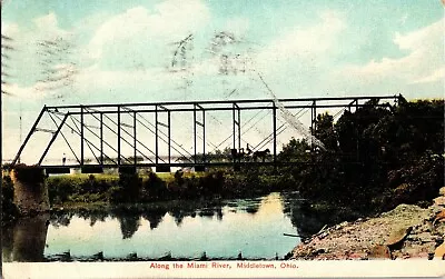 Along The Miami River Middletown OH C1908 Vintage Postcard E21 • $8.49