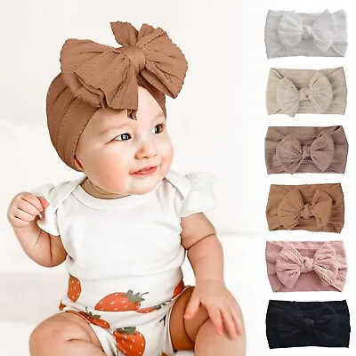 Baby Girls Cloth Headbands Newborn Toddlers Hairbands Hair Bows Accessories • $1.99