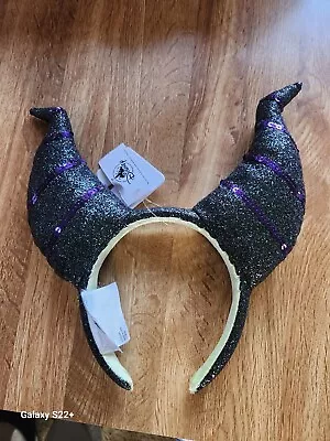 NEW Disney Parks Maleficent Horns Ears Headband • $38.90