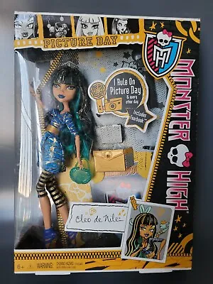 2012 New NIB Monster High Cleo De Nile PICTURE DAY Doll • $89