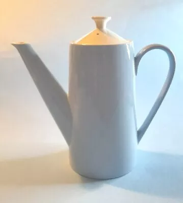 Coffee/Hot Chocolate Pot Vintage Johnson Bros Powder Blue Mid Century 60s/70s GC • £7