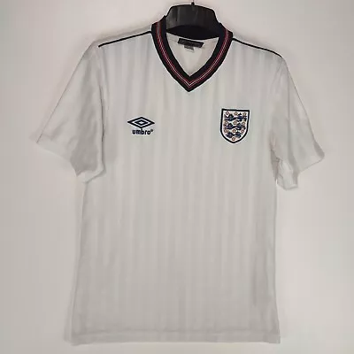 England 1984 - 1987 Umbro Official Reissue Home Football Shirt | Men's Small • £35