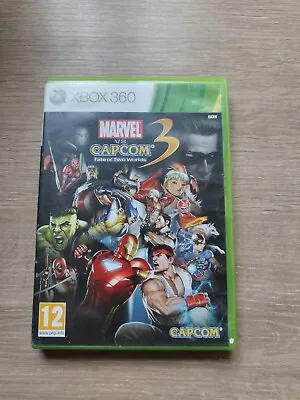 Marvel VS Capcom 3 Fate Of Two Worlds - XBOX 360 - PAL - 100% Complete • £6