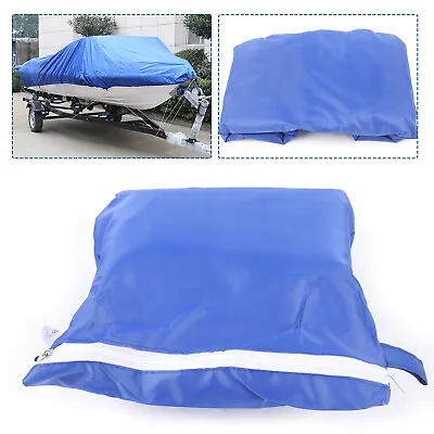 Sailboat Cover Sail Cover-Mainsail Boom Cover Waterproof UV Protected Blue New • $18.06
