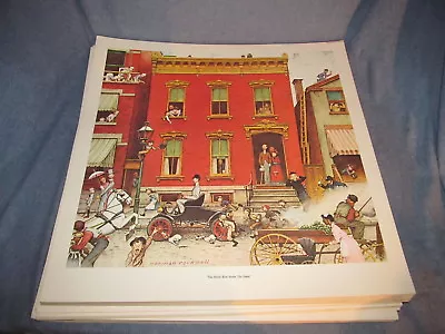 Norman Rockwell's Print The Street Will Never Be The Same • $9.95