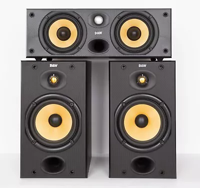 Bowers & Wilkins DM601 Pair With CC6 S2 Center Speaker • $158