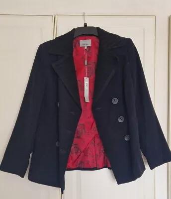 Per Una Marks And Spencer Ladies Black Jacket - Size 12 - New With Tags • £15