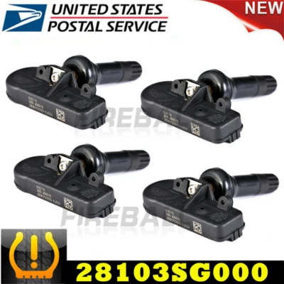 $24.39 • Buy 4pcs Genuine FOR SUBARU TPMS TIRE AIR PRESSURE SENSOR 28103SG000 28103AJ00A USPS