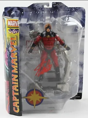 Marvel Select Captain Marvel Base Mar-Vell Diamond Select(MISP) Stan Lee Signed • $299.99