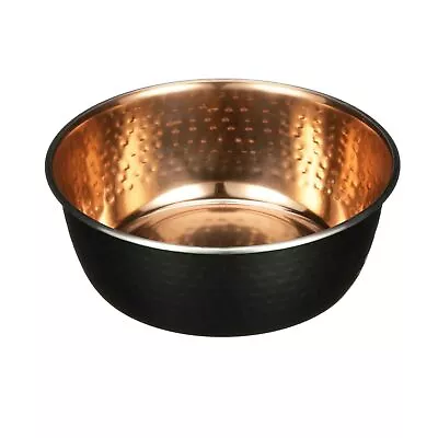 Hammered Stainless Steel Pet Bowl | For Dog & Cat | Food Or Water Dish • $17.99