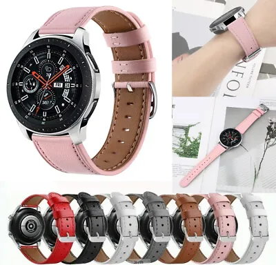 20mm Leather Watch Band Bracelet Soft Wrist Strap For Garmin Vivoactive 5 • $19.99