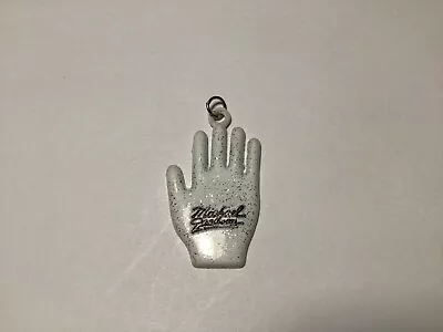 Vintage 1980's Michael Jackson - White Sparkled Gloved Hand Pendant - UNWORN • $5.99