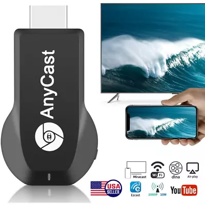 4K WiFi HDMI Anycast Miracast Airplay TV Wireless Display DLNA Dongle Adapter • $12.98