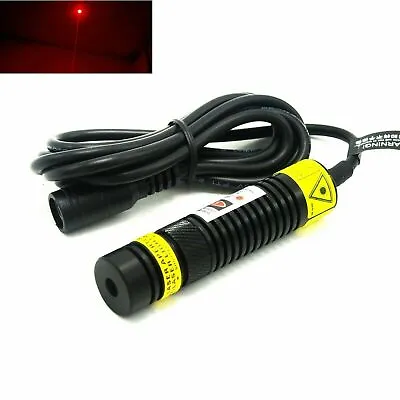 Locator Red 650nm 200mW Focusable Dot Laser Diode Module 16x68mm Power 5V • £20.94