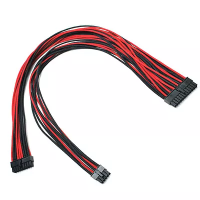 24pin 60cm Corsair Cable AX1200i AX860i AX760i RM1000 RM850 RM750 650 Red Black • £25.99