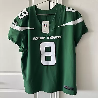 Authentic Aaron Rodgers New York Jets Nike Vapor Elite F.U.S.E Jersey Size 48 • $279