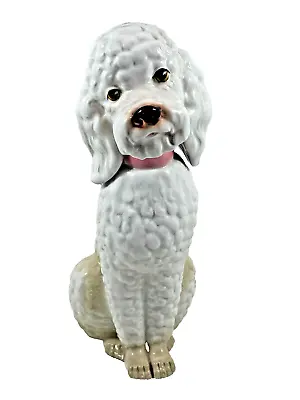 Porcegama Of Valencia Porcelain White Poodle Figurine • £29.99