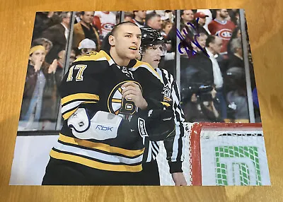 MILAN LUCIC SIGNED AUTOGRAPHED 8x10 PHOTO BOSTON BRUINS • $32.77