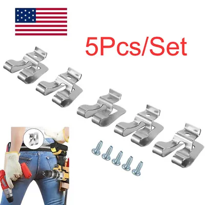 5Pcs Belt Clip Hook Holder&Screws For Milwaukee Ryobi/Ridgid Impact Driver Drill • $8.90