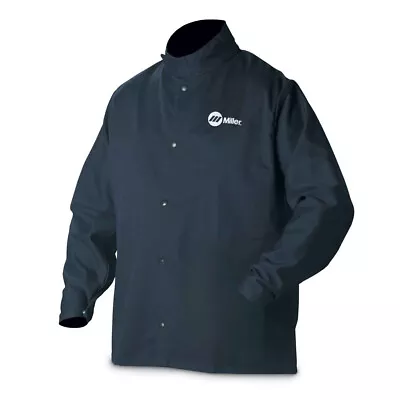 Miller 244758 Classic Cloth Welding Jacket Fr Cotton 5X-Large • $59.80