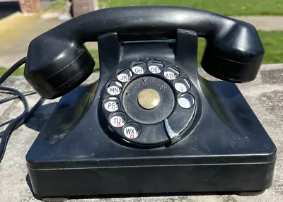 Vintage North Electric Rotary Telephone In Black *Sold As Is* • $15