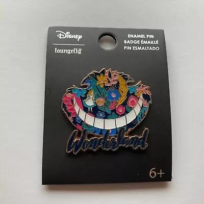 £16.49 • Buy Loungefly Cheshire Cat Alice In Wonderland Disney Pin 0