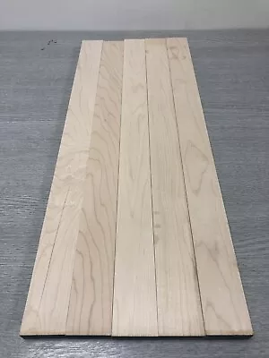 Maple Timber Hardwood Inlay Board PAR (offcuts) 48mm X 18mm X 600mm Long Minimum • £30