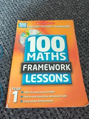 100 New Maths Framework Lessons For Year 1 By Ann Montague-Smith (Mixed... • £0.99