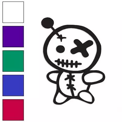 Voodoo Doll Cute Vinyl Decal Sticker Multiple Colors & Sizes #724 • $4.95