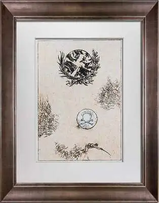 Max Ernst Original  All Quiet On Line  Numbered LIMITED Ed. LITHOGRAPH W/Frame • $728