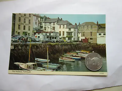 THE HARBOUR FALMOUTH CORNWALL  Unused Postcard Dated 1970 • £1.50
