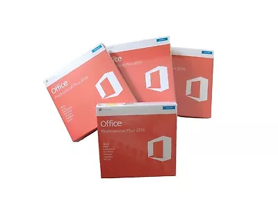 Microsoft Office 2016 Professional Plus DVD + Key Box Sealed 1PC Lifetime  • £47.99