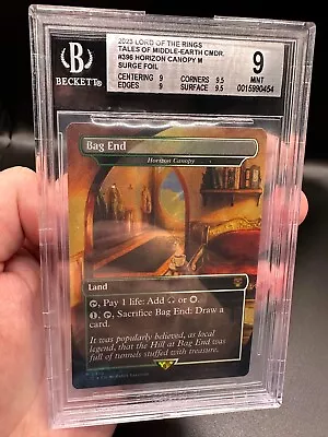 Magic MTG LOTR Bag End (Horizon Canopy) SURGE FOIL M 0396 NM MINT Beckett 9! • $125