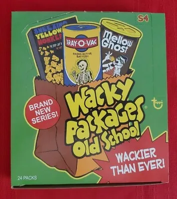 2013 Topps Wacky Packages Old School Series 4 Open Box 24 Unopened Packs • $519.95