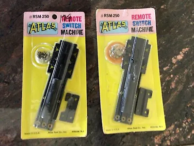 2 Pack Atlas HO Scale Remote Switch Machine #RSM-250 (HO/N Scale) NEW USA • $19.95