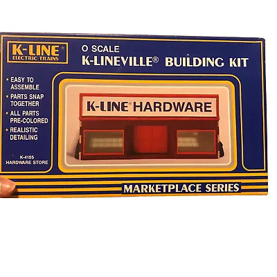 HO Scale K-LINEVILLE K-LINE HARDWARE STORE K-4105 MARKETPLACE SERIES NOS • $15