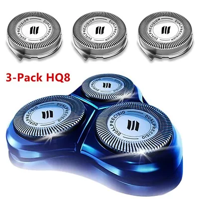 HQ8 Replacement Heads For Philips Norelco Aquatec Shaver Razor Blades-New 3 Pack • $9.95