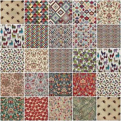 Luxury Weight Tapestry Cotton Rich Upholstery Fabric For Upholstery 54  Wide • £2.49