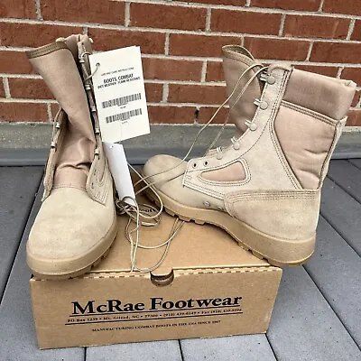 McRae HW-FR BOOTS  Military Hot Weather Flame Resistant Size 10.5 R New NIB • $54.95