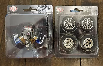 1/18 GMP ACME *Matching* ENGINE + WHEELS SET A1800808E & 1800808W *BRAND NEW* • $35