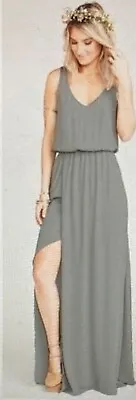 Show Me Your Mumu Kendall Maxi Dress New With Tag V- Neck Side Slit  • $55