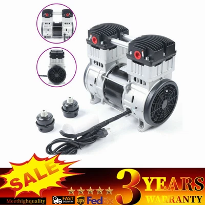 $231.82 • Buy 7CFM Oilless Diaphragm Vacuum Pump Oil Free Electric Motor Vacuum Pump 1100W NEW