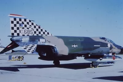 4678 Original Military Aircraft Slide F-4c Phantom 63-7685 57fis Usaf 1984 • $2.50