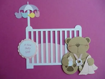 Exclusive Cot And Mobile Die Cuts For Baby Card Toppers • £3.99